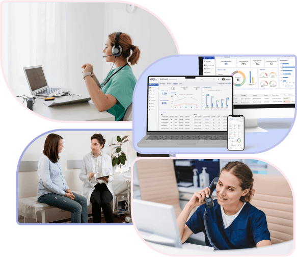 image showcasing different roles and works in a company